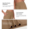 image:imageWiWi Womens Wide Leg Capri Pants Viscose from Bamboo Palazzo Lounge Bottoms with Pockets High Waist Pajama Bottom SXXLKhaki