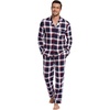 A-navy/Red Stripe Plaid