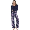 C-navy+dark Navy/Purple Floral