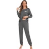 B-dark Heather Grey
