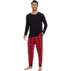 B-black+red Plaid