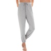 image:imageWiWi Pajama Pants for Women Lounge Super Soft Joggers Yoga Viscose from Bamboo Bottoms Cooling Pajamas Pant Sweatpants S4XAash Grey