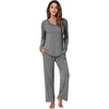 D-dark Heather Grey