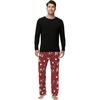 A-black+christmas Elk on Red