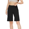 image:imageWiWi Viscose from Bamboo Soft Sleep Shorts for Women Short Pants Pajama Bottoms Lounge Plus SizeBlack