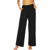 image:imageWiWi Viscose from Bamboo Women s Pajamas Pants Soft Yoga Loose Pant Comfy Pajama Bottoms SXXLBblack