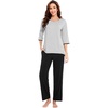 A-light Heather Grey+black