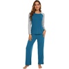 E-teal Blue/Light Heather Grey
