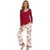 A-wine Red+red Floral