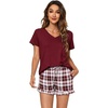 A-red&white Plaid