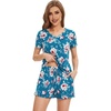A-teal Blue/Peony