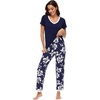 A-navy Floral