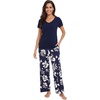 D-navy Floral
