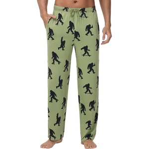 image:imageWiWi Mens Pajama Pants Soft Viscose Bamboo 1 or 2 Pack Sleep Lounge Bottoms Comfy Pj Loungewear with Pockets S4XAchimpanzees