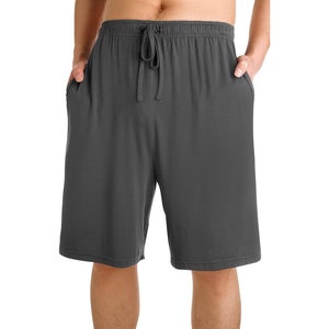 image:imageWiWi Mens Pajama Shorts Super Soft Lounge Bottoms Bamboo Viscose Cooling Sleep Bottom with Pockets S3XAcharcoal