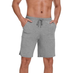 image:imageWiWi Mens Pajama Shorts Super Soft Lounge Bottoms Bamboo Viscose Cooling Sleep Bottom with Pockets S3XDheather Grey