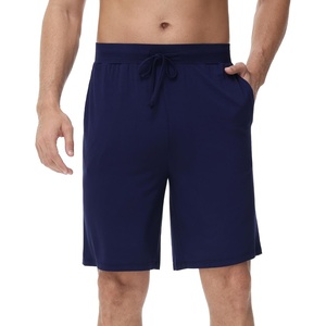 image:imageWiWi Mens Pajama Shorts Super Soft Lounge Bottoms Bamboo Viscose Cooling Sleep Bottom with Pockets S3XEnavy
