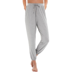 image:imageWiWi Pajama Pants for Women Lounge Super Soft Joggers Yoga Viscose from Bamboo Bottoms Cooling Pajamas Pant Sweatpants S4XAash Grey