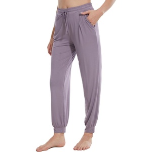 image:imageWiWi Pajama Pants for Women Lounge Super Soft Joggers Yoga Viscose from Bamboo Bottoms Cooling Pajamas Pant Sweatpants S4XBviolet