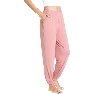 image:imageWiWi Pajama Pants for Women Lounge Super Soft Joggers Yoga Viscose from Bamboo Bottoms Cooling Pajamas Pant Sweatpants S4XCmellow Rose