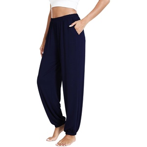 image:imageWiWi Pajama Pants for Women Lounge Super Soft Joggers Yoga Viscose from Bamboo Bottoms Cooling Pajamas Pant Sweatpants S4XCnavy