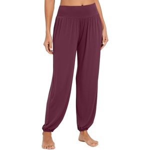 image:imageWiWi Pajama Pants for Women Lounge Super Soft Joggers Yoga Viscose from Bamboo Bottoms Cooling Pajamas Pant Sweatpants S4XDmulberry