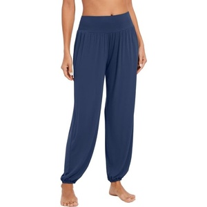 image:imageWiWi Pajama Pants for Women Lounge Super Soft Joggers Yoga Viscose from Bamboo Bottoms Cooling Pajamas Pant Sweatpants S4XDnavy Blue