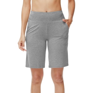 image:imageWiWi Viscose from Bamboo Soft Sleep Shorts for Women Short Pants Pajama Bottoms Lounge Plus SizeHeather Grey