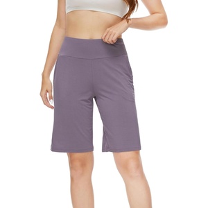 image:imageWiWi Viscose from Bamboo Soft Sleep Shorts for Women Short Pants Pajama Bottoms Lounge Plus SizeViolet