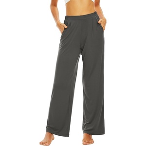 image:imageWiWi Viscose from Bamboo Women s Pajamas Pants Soft Yoga Loose Pant Comfy Pajama Bottoms SXXLBiron Grey