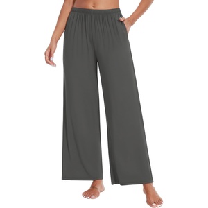 image:imageWiWi Viscose from Bamboo Women s Pajamas Pants Soft Yoga Loose Pant Comfy Pajama Bottoms SXXLCcharcoal