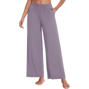 image:imageWiWi Viscose from Bamboo Women s Pajamas Pants Soft Yoga Loose Pant Comfy Pajama Bottoms SXXLCviolet