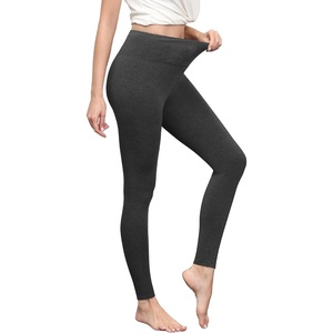 image:imageWiWi Womens Leggings Thermal Warm Underwear Pants Soft Long Johns Viscose from Bamboo Baselayer Pant SXXLBcharcoal Heather