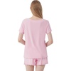 image:imageWiWi 3 PCS Pajamas for Women Set Short Sleeve Pajama Sets Capri and Shorts Pj Sets Super Soft Cooling Sleepwear SXXLPink