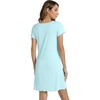 image:imageWiWi Bamboo Viscose Nightgowns for Women Super Soft Short Sleeve V Neck Sleep Dress Cooling Plus Size Lounge Sleepwear S4XDaqua