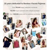 image:imageWiWi Bamboo Viscose Nightgowns for Women Super Soft Short Sleeve V Neck Sleep Dress Cooling Plus Size Lounge Sleepwear S4XMulberry