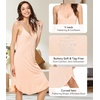 image:imageWiWi Bamboo Viscose Slip Dress for Women Cooling Dresses Super Soft Chemise Plus Size Nightgown Full Slips Babydoll S4XAbeige