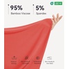 image:imageWiWi Bamboo Viscose Slip Dress for Women Cooling Dresses Super Soft Chemise Plus Size Nightgown Full Slips Babydoll S4XAcoral