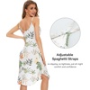 image:imageWiWi Bamboo Viscose Slip Dress for Women Cooling Dresses Super Soft Chemise Plus Size Nightgown Full Slips Babydoll S4XAgreen Floral
