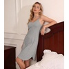 image:imageWiWi Bamboo Viscose Slip Dress for Women Cooling Dresses Super Soft Chemise Plus Size Nightgown Full Slips Babydoll S4XAheather Grey