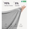 image:imageWiWi Bamboo Viscose Slip Dress for Women Cooling Dresses Super Soft Chemise Plus Size Nightgown Full Slips Babydoll S4XAheather Grey