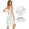 image:imageWiWi Bamboo Viscose Slip Dress for Women Cooling Dresses Super Soft Chemise Plus Size Nightgown Full Slips Babydoll S4XAleaf