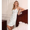 image:imageWiWi Bamboo Viscose Slip Dress for Women Cooling Dresses Super Soft Chemise Plus Size Nightgown Full Slips Babydoll S4XAleaf