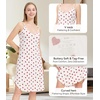 image:imageWiWi Bamboo Viscose Slip Dress for Women Cooling Dresses Super Soft Chemise Plus Size Nightgown Full Slips Babydoll S4XAlove