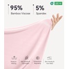 image:imageWiWi Bamboo Viscose Slip Dress for Women Cooling Dresses Super Soft Chemise Plus Size Nightgown Full Slips Babydoll S4XApink