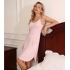 image:imageWiWi Bamboo Viscose Slip Dress for Women Cooling Dresses Super Soft Chemise Plus Size Nightgown Full Slips Babydoll S4XApink