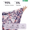 image:imageWiWi Bamboo Viscose Slip Dress for Women Cooling Dresses Super Soft Chemise Plus Size Nightgown Full Slips Babydoll S4XApurpleFloral