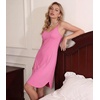 image:imageWiWi Bamboo Viscose Slip Dress for Women Cooling Dresses Super Soft Chemise Plus Size Nightgown Full Slips Babydoll S4XAraspberry Pink
