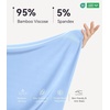 image:imageWiWi Bamboo Viscose Slip Dress for Women Cooling Dresses Super Soft Chemise Plus Size Nightgown Full Slips Babydoll S4XAsky Blue