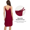 image:imageWiWi Bamboo Viscose Slip Dress for Women Cooling Dresses Super Soft Chemise Plus Size Nightgown Full Slips Babydoll S4XAwine